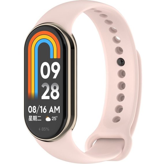 Pasek Silikonowy do Xiaomi Smart Band 8, Różowy