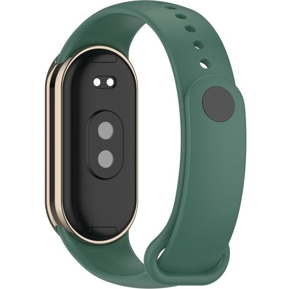 Pasek Silikonowy do Xiaomi Smart Band 8, Zielony