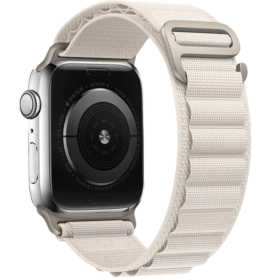 Pasek nylonowy do Apple Watch 1/2/3/4/5/6/7/8/SE 38/40/41/mm, Biały