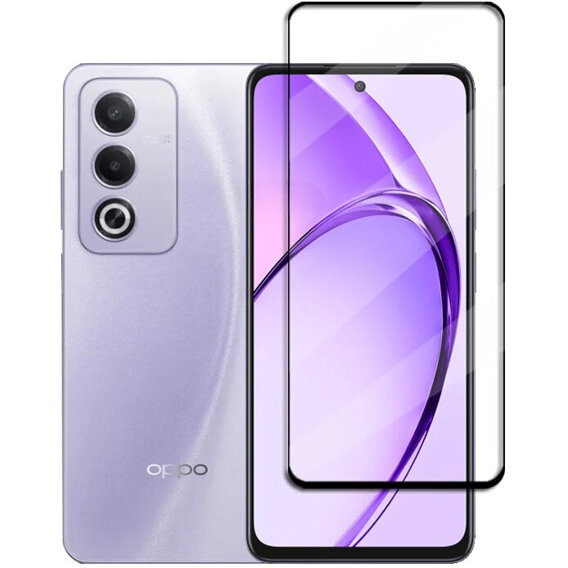 Sticlă călită 3D pentru Oppo A80, cadru negru