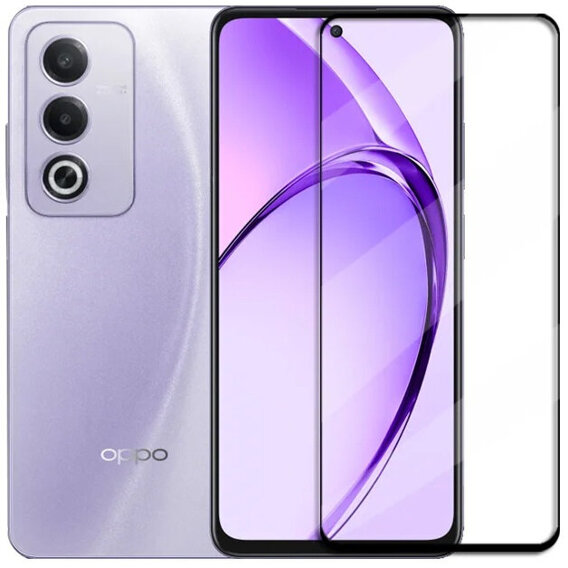 Sticlă călită 3D pentru Oppo A80, cadru negru