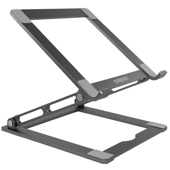 Suport pentru laptop din aluminiu, ERBORD ProDesk Stand, gri