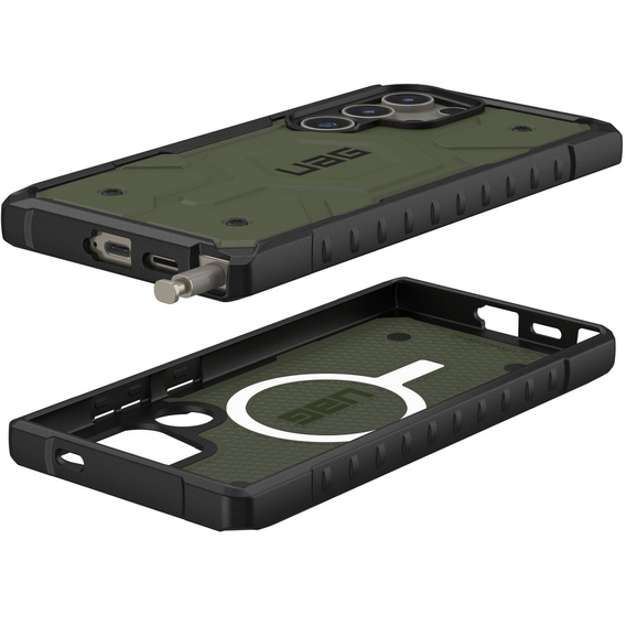 Urban Armor Gear Huse pentru Galaxy S24 Ultra, Pathfinder MagSafe, verde