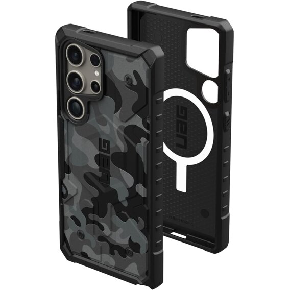 Urban Armor Gear Huse pentru Galaxy S24 Ultra, Pathfinder SE MagSafe Camo, negru