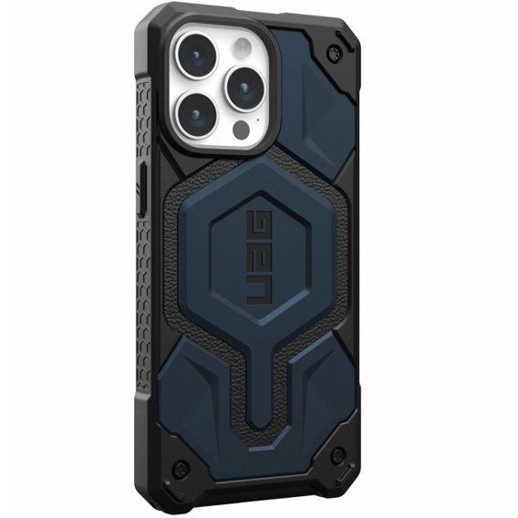 Urban Armor Gear Huse pentru iPhone 15 Pro Max, Monarch Pro MagSafe, albastru închis