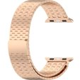 Brățară din oțel pentru Apple Watch 1/2/3/4/4/5/6/6/7/8/SE/ULTRA 42/44/45/49 MM - roz rose gold