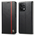 Carcasă cu clapetă pentru Xiaomi Redmi Note 13 Pro 4G, Carbon LC.IMEEKE, negru