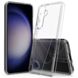 Carcasă pentru Samsung Galaxy S24+ Plus, Fusion Hybrid, cu protecție pentru camera foto, transparentă