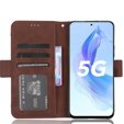 Cu clapetă pentru Honor 90 Lite 5G, Card Slot, maro