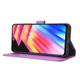 Cu clapetă pentru Infinix Hot 30i, Wallet Smart Magnet, violet