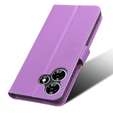 Cu clapetă pentru Infinix Hot 30i, Wallet Smart Magnet, violet