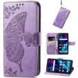 Cu clapetă pentru OnePlus Nord 4, Butterfly, violet