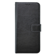 Cu clapetă pentru Oppo A38 4G / Oppo A18 4G, Crazy Horse Wallet, negru