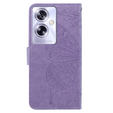 Cu clapetă pentru Oppo A79 5G, Butterfly, violet