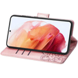 Cu clapetă pentru Realme 12 Pro 5G / 12 Pro+ 5G, Butterfly, roz rose gold