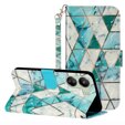 Cu clapetă pentru Samsung Galaxy A05s, Wallet, Butterflies, albastru