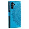 Cu clapetă pentru Samsung Galaxy A55 5G, Mandala Flower, verde