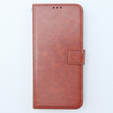 Cu clapetă pentru Xiaomi 13T / 13T Pro, Crazy Horse Wallet, maro