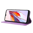 Cu clapetă pentru Xiaomi Redmi 12C, Wallet, Smart Magnet, violet