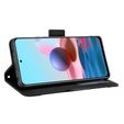 Cu clapetă pentru Xiaomi Redmi Note 10 Pro, Card Slot, negru