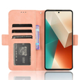 Cu clapetă pentru Xiaomi Redmi Note 13 5G, Card Slot, roz