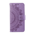 Cu clapetă pentru Xiaomi Redmi Note 13 Pro 4G, Mandala, violet