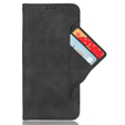 Cu clapetă pentru Xiaomi Redmi Note 13 Pro+, Card Slot, negru