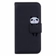 Cu clapetă pentru Xiaomi Redmi Note 8 Pro, Wallet Panda, negru