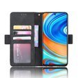 Cu clapetă pentru Xiaomi Redmi Note 9S/9 Pro/9 Pro Max, Card Slot, negru