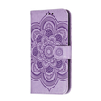 Cu clapetă pentru Xiaomi Redmi Note 9s/ 9 Pro, Mandala Flower, violet