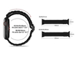 Curea din nailon pentru Apple Watch 1/2/3/4/4/5/6/6/7/8/SE/ULTRA 42/44/45/49mm, negru