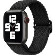 Curea din nailon pentru Apple Watch 1/2/3/4/4/5/6/6/7/8/SE/ULTRA 42/44/45/49mm, negru