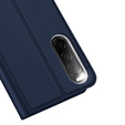 Dux Ducis Huse pentru Sony Xperia 10 V, Skinpro, albastru închis