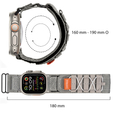 ERBORD Runner curea din nylon pentru Apple Watch 1/2/3/4/5/6/7/8/9/SE/ULTRA/ULTRA 2 42/44/45/49MM