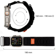 ERBORD Runner curea din nylon pentru Apple Watch 1/2/3/4/5/6/7/8/9/SE/ULTRA/ULTRA 2 42/44/45/49MM