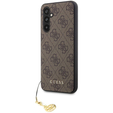 GUESS Huse pentru Samsung Galaxy S23 FE, 4G Charms Collection Hardcase, maro