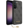 GUESS Huse pentru Samsung Galaxy S23+ Plus, 4G Charms Collection Hardcase, gri