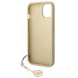 GUESS Huse pentru iPhone 14, 4G Charms Collection Hardcase, maro