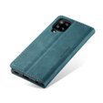 Husa CASEME pentru Samsung Galaxy A12 / M12 / A12 2021, Leather Wallet Case, albastru