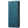 Husa CASEME pentru Xiaomi 12T / 12T Pro, Leather Wallet Case, turquoise