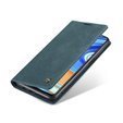 Husa CASEME pentru Xiaomi do Redmi Note 9s / 9 Pro, Leather Wallet Case, albastru