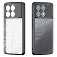 Husa DuxDucis pentru Xiaomi Poco F6 Pro, Aimo case, transparent / negru