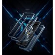 Husă blindată pentru OnePlus 12, Dexnor Full Body (Two Frames), albastru