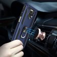 Husă blindată pentru Xiaomi Redmi Note 9S / 9 Pro, Nox Case Ring, albastru închis