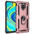 Husă blindată pentru Xiaomi Redmi Note 9S / 9 Pro, Nox Case Ring, roz