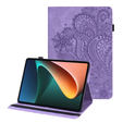 Husă cu clapetă pentru Lenovo Tab M10 Plus 10.6 Gen 3 TB-125F TB-128F, flower, violet