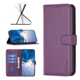 Husa cu clapetă pentru Samsung Galaxy A35 5G, BINFEN Wallet, violet închis