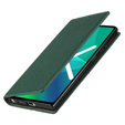 Husă din piele pentru Samsung Galaxy S22 Plus, ERBORD Grain Leather, verde