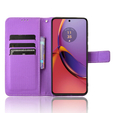 Husă flip pentru Motorola Moto G84 5G, Smart Magnet, violet