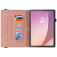 Husă pentru Lenovo Tab M9, Butterfly, roz